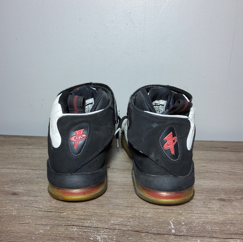 Nike Air Penny IV 'True Red' White/Black 864018-101 (2016) Size 9.5 - Picture 4 of 8